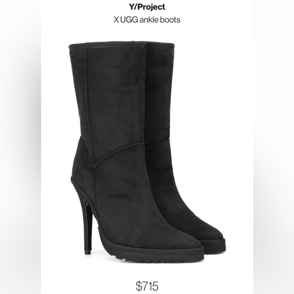 UGG x Y/Project LS1 suede boots - Picture 1 of 5